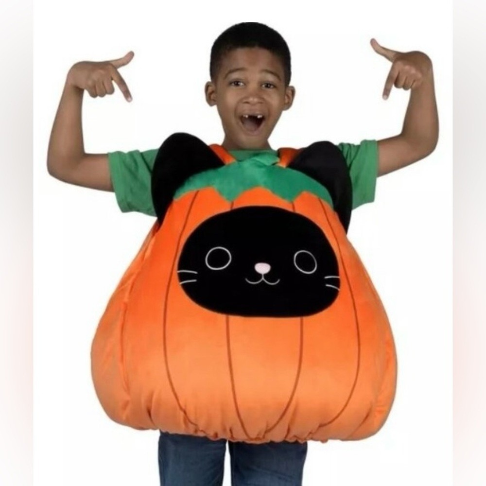 Squishmallows Halloween Costume Calio The Cat Pumpkin Youth One Size